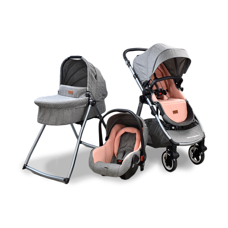 Vista rápida combo carriola swiss titanium