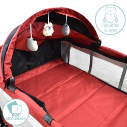 Vista rápida CUNA DE VIAJE CUDDY ROJO LIFESTYLE