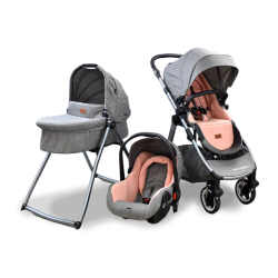 Vista rápida combo carriola swiss titanium